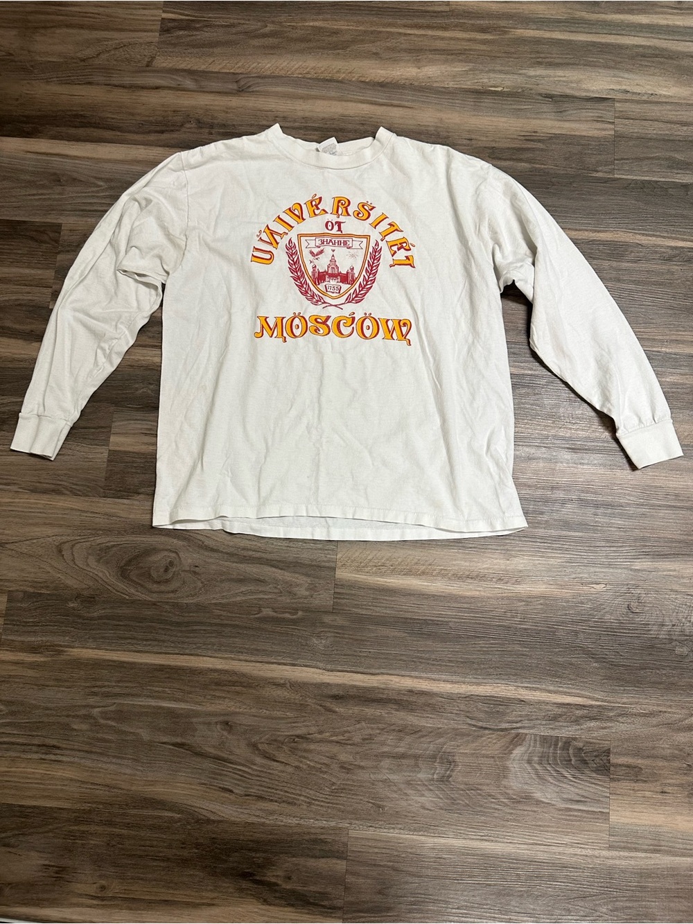 Vintage 90’s University of Moscow Long Sleeve T-Shirt- Miller Tag